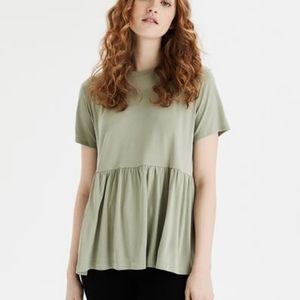 American Eagle Babydoll Tee